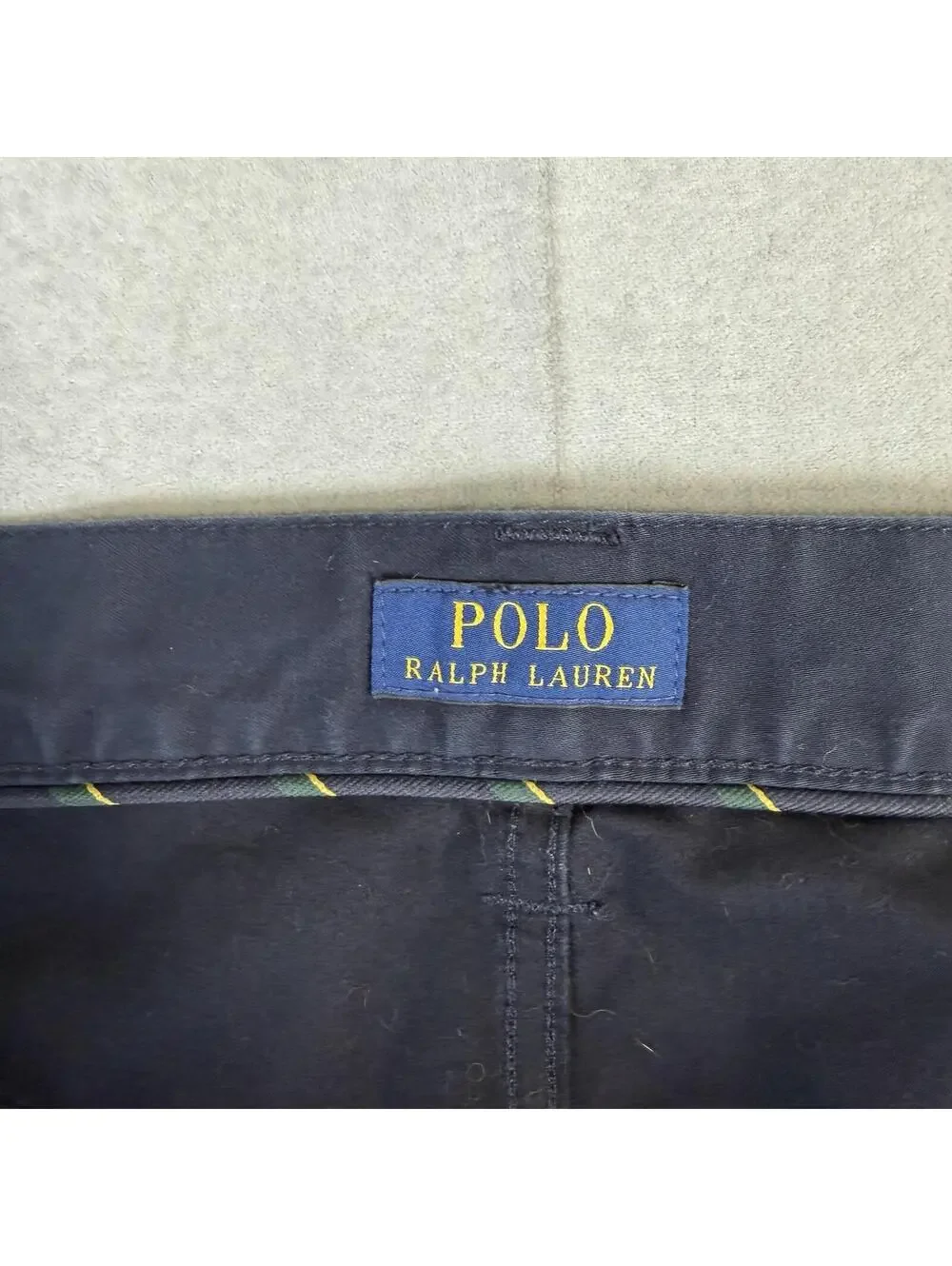 Polo Ralph Lauren Pants Mens 48Bx30 Navy Blue Stretch Classic Fit Jeans - Picture 9 of 9